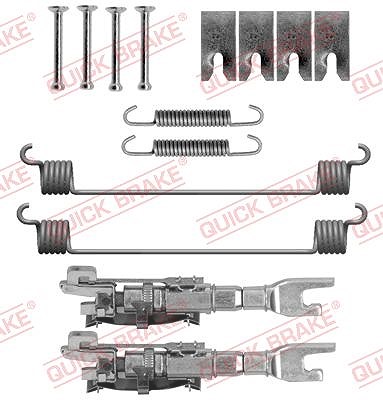 Quick Brake Zubehörsatz, Bremsbacken [Hersteller-Nr. 105-0056S] für Audi, Cupra, Skoda, VW von QUICK BRAKE