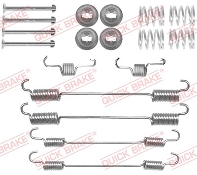 Quick Brake Zubehörsatz, Bremsbacken [Hersteller-Nr. 105-0057] für Nissan, Renault von QUICK BRAKE