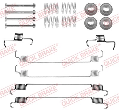 Quick Brake Zubehörsatz, Bremsbacken [Hersteller-Nr. 105-0058] für Dacia von QUICK BRAKE