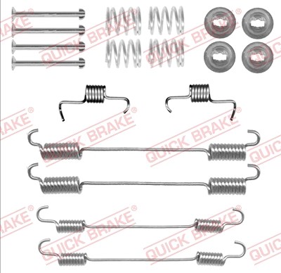 Quick Brake Zubehörsatz, Bremsbacken [Hersteller-Nr. 105-0059] für Honda, Renault von QUICK BRAKE