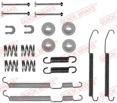 Quick Brake Zubehörsatz, Bremsbacken [Hersteller-Nr. 105-0075] für Subaru von QUICK BRAKE