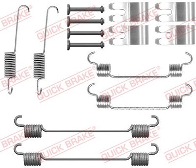 Quick Brake Zubehörsatz, Bremsbacken [Hersteller-Nr. 105-0076] für Nissan, Renault von QUICK BRAKE