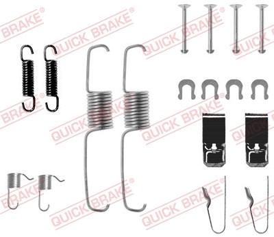 Quick Brake Zubehörsatz, Bremsbacken [Hersteller-Nr. 105-0534] für Daihatsu, Toyota von QUICK BRAKE