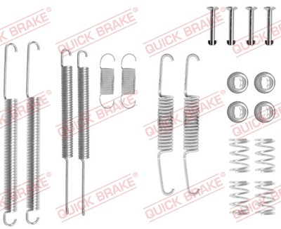 Quick Brake Zubehörsatz, Bremsbacken [Hersteller-Nr. 105-0598] für Audi, VW von QUICK BRAKE