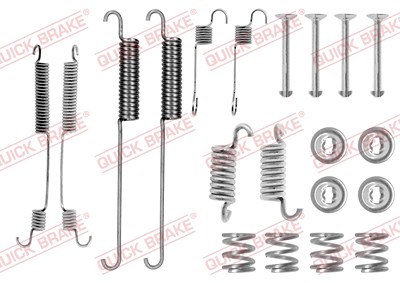 Quick Brake Zubehörsatz, Bremsbacken [Hersteller-Nr. 105-0600] für Ford von QUICK BRAKE