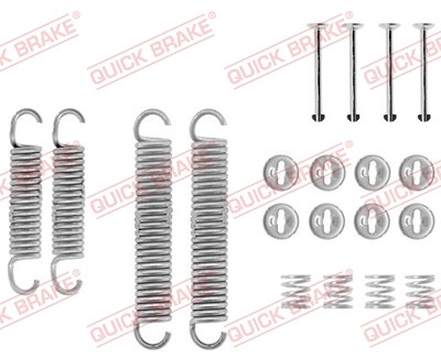 Quick Brake Zubehörsatz, Bremsbacken [Hersteller-Nr. 105-0601] für Chevrolet, Fiat, Lada von QUICK BRAKE