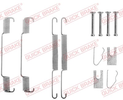 Quick Brake Zubehörsatz, Bremsbacken [Hersteller-Nr. 105-0608] für BMW von QUICK BRAKE