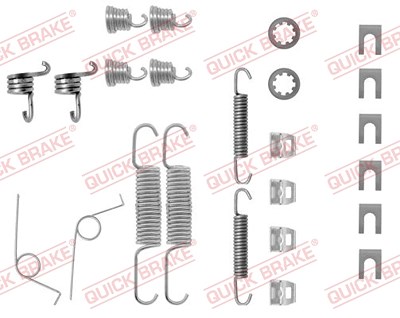 Quick Brake Zubehörsatz, Bremsbacken [Hersteller-Nr. 105-0611] für Peugeot von QUICK BRAKE