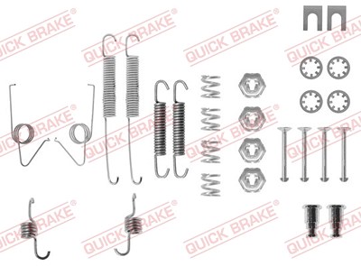 Quick Brake Zubehörsatz, Bremsbacken [Hersteller-Nr. 105-0614] für Ford von QUICK BRAKE