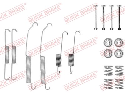 Quick Brake Zubehörsatz, Bremsbacken [Hersteller-Nr. 105-0618] für Fiat, Peugeot, Renault von QUICK BRAKE