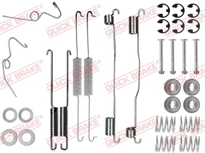 Quick Brake Zubehörsatz, Bremsbacken [Hersteller-Nr. 105-0624] für Ford von QUICK BRAKE