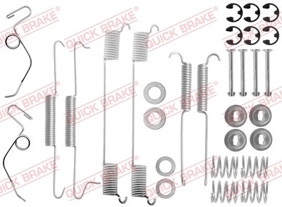 Quick Brake Zubehörsatz, Bremsbacken [Hersteller-Nr. 105-0625] für Ford von QUICK BRAKE