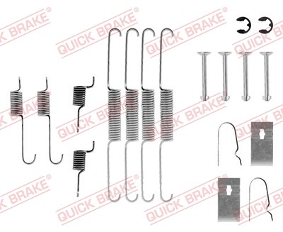 Quick Brake Zubehörsatz, Bremsbacken [Hersteller-Nr. 105-0636] für Kia, Mazda von QUICK BRAKE