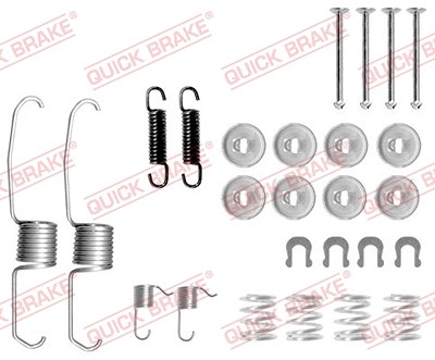 Quick Brake Zubehörsatz, Bremsbacken [Hersteller-Nr. 105-0637] für Toyota von QUICK BRAKE