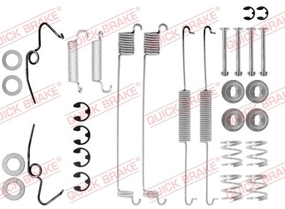 Quick Brake Zubehörsatz, Bremsbacken [Hersteller-Nr. 105-0641] für Ford von QUICK BRAKE