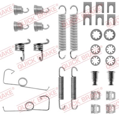 Quick Brake Zubehörsatz, Bremsbacken [Hersteller-Nr. 105-0644] für Alfa Romeo, Citroën, Peugeot, Talbot von QUICK BRAKE