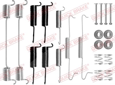 Quick Brake Zubehörsatz, Bremsbacken [Hersteller-Nr. 105-0648] für VW von QUICK BRAKE