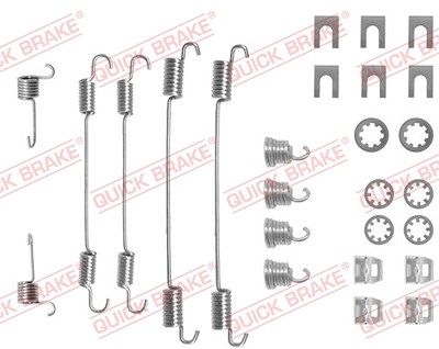 Quick Brake Zubehörsatz, Bremsbacken [Hersteller-Nr. 105-0656] für Peugeot von QUICK BRAKE