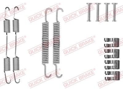 Quick Brake Zubehörsatz, Bremsbacken [Hersteller-Nr. 105-0666] für Fiat von QUICK BRAKE