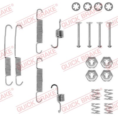 Quick Brake Zubehörsatz, Bremsbacken [Hersteller-Nr. 105-0673] für Ford von QUICK BRAKE