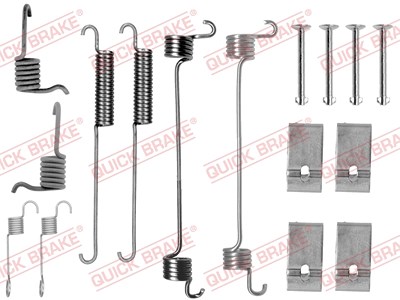 Quick Brake Zubehörsatz, Bremsbacken [Hersteller-Nr. 105-0676] für Ford von QUICK BRAKE