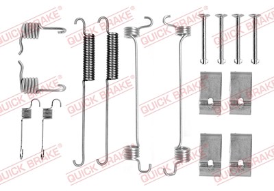 Quick Brake Zubehörsatz, Bremsbacken [Hersteller-Nr. 105-0677] für Ford von QUICK BRAKE