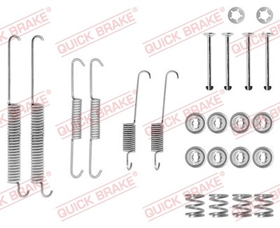 Quick Brake Zubehörsatz, Bremsbacken [Hersteller-Nr. 105-0678] für Citroën, Dacia, Renault, Volvo von QUICK BRAKE