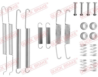 Quick Brake Zubehörsatz, Bremsbacken [Hersteller-Nr. 105-0681] für Audi, Seat, VW von QUICK BRAKE