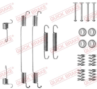 Quick Brake Zubehörsatz, Bremsbacken [Hersteller-Nr. 105-0682] für Alfa Romeo, Fiat von QUICK BRAKE