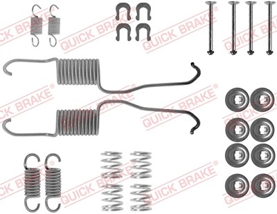 Quick Brake Zubehörsatz, Bremsbacken [Hersteller-Nr. 105-0684] für Daihatsu, Toyota von QUICK BRAKE