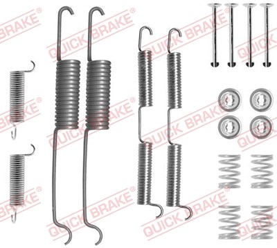 Quick Brake Zubehörsatz, Bremsbacken [Hersteller-Nr. 105-0687] für Nissan, Renault von QUICK BRAKE