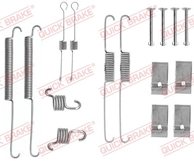 Quick Brake Zubehörsatz, Bremsbacken [Hersteller-Nr. 105-0688] für Ford von QUICK BRAKE