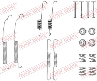 Quick Brake Zubehörsatz, Bremsbacken [Hersteller-Nr. 105-0701] für Citroën, Peugeot von QUICK BRAKE