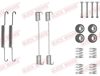 Quick Brake Zubehörsatz, Bremsbacken [Hersteller-Nr. 105-0704] für Rover von QUICK BRAKE