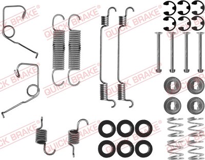 Quick Brake Zubehörsatz, Bremsbacken [Hersteller-Nr. 105-0705] für Ford von QUICK BRAKE