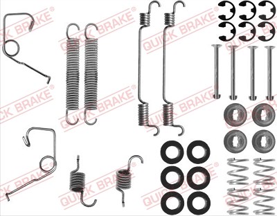 Quick Brake Zubehörsatz, Bremsbacken [Hersteller-Nr. 105-0706] für Ford von QUICK BRAKE