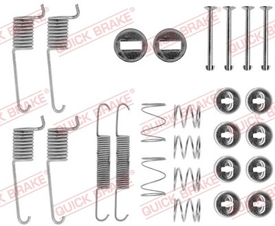 Quick Brake Zubehörsatz, Bremsbacken [Hersteller-Nr. 105-0714] für Mercedes-Benz von QUICK BRAKE