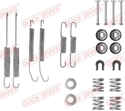 Quick Brake Zubehörsatz, Bremsbacken [Hersteller-Nr. 105-0718] für Nissan von QUICK BRAKE