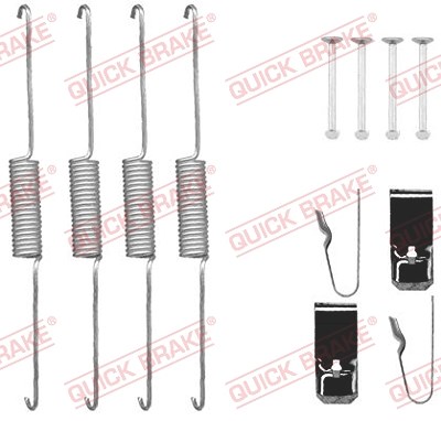 Quick Brake Zubehörsatz, Bremsbacken [Hersteller-Nr. 105-0725] für Suzuki von QUICK BRAKE