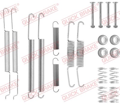 Quick Brake Zubehörsatz, Bremsbacken [Hersteller-Nr. 105-0726] für Seat, VW, Skoda von QUICK BRAKE