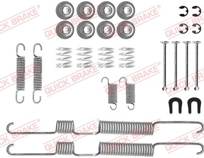 Quick Brake Zubehörsatz, Bremsbacken [Hersteller-Nr. 105-0730] für Toyota von QUICK BRAKE