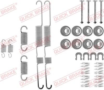 Quick Brake Zubehörsatz, Bremsbacken [Hersteller-Nr. 105-0733] für Toyota von QUICK BRAKE