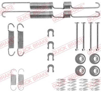 Quick Brake Zubehörsatz, Bremsbacken [Hersteller-Nr. 105-0738] für Toyota von QUICK BRAKE