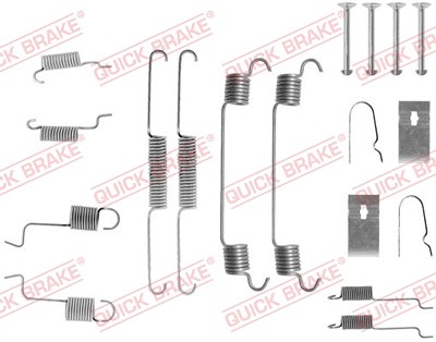 Quick Brake Zubehörsatz, Bremsbacken [Hersteller-Nr. 105-0742] für Mazda von QUICK BRAKE