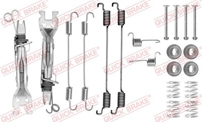 Quick Brake Zubehörsatz, Bremsbacken [Hersteller-Nr. 105-0750S] für Citroën, Dacia, Ds, Lada, Mercedes-Benz, Peugeot, Renault von QUICK BRAKE