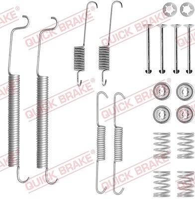 Quick Brake Zubehörsatz, Bremsbacken [Hersteller-Nr. 105-0756] für Peugeot, Renault von QUICK BRAKE