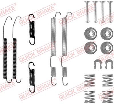 Quick Brake Zubehörsatz, Bremsbacken [Hersteller-Nr. 105-0760] für Mitsubishi von QUICK BRAKE