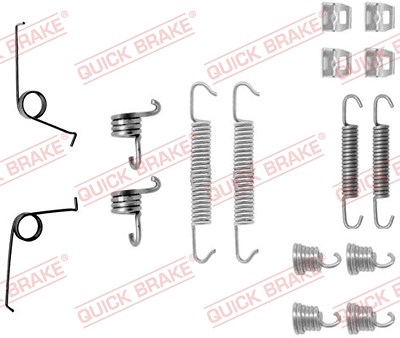 Quick Brake Zubehörsatz, Bremsbacken [Hersteller-Nr. 105-0769] von QUICK BRAKE