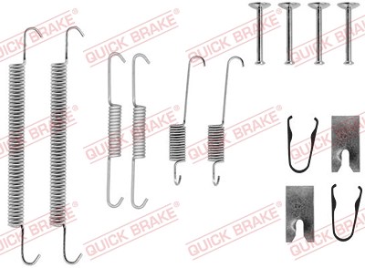 Quick Brake Zubehörsatz, Bremsbacken [Hersteller-Nr. 105-0771] für Toyota von QUICK BRAKE