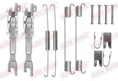 Quick Brake Zubehörsatz, Bremsbacken [Hersteller-Nr. 105-0781S] für Fiat von QUICK BRAKE